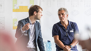 On the left: Stephan Emmerth, Director Therapeutic Innovation and BaseLaunch