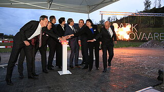 Lighting ceremony of the SIP innovaare symbol & groundbreaking of the new innovation campus